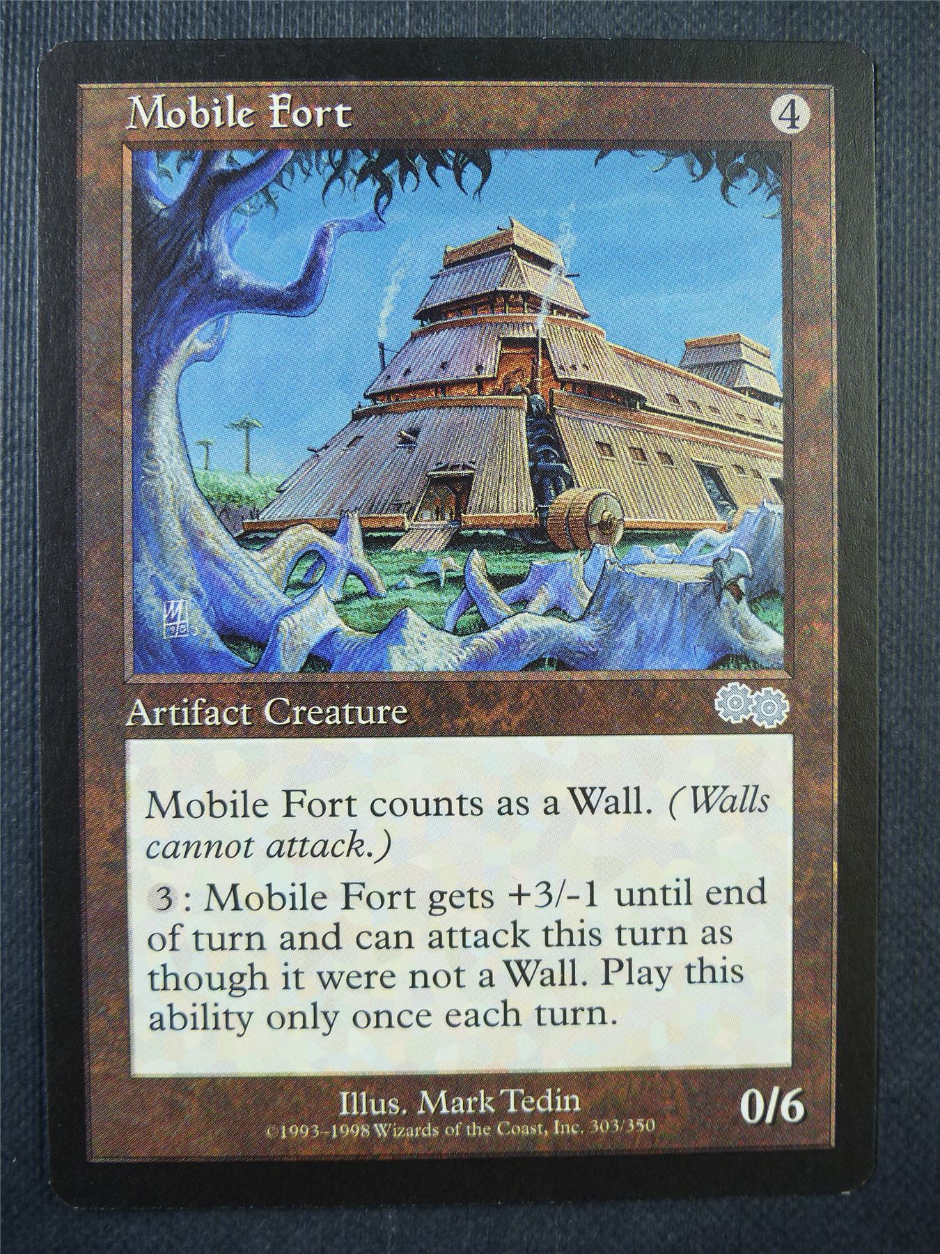 Mobile Fort - Urza's Saga - Mtg Card #74X