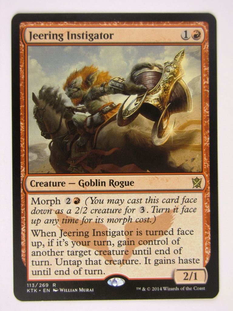 MTG Magic Cards: JEERING INSTIGATOR played # 17C56