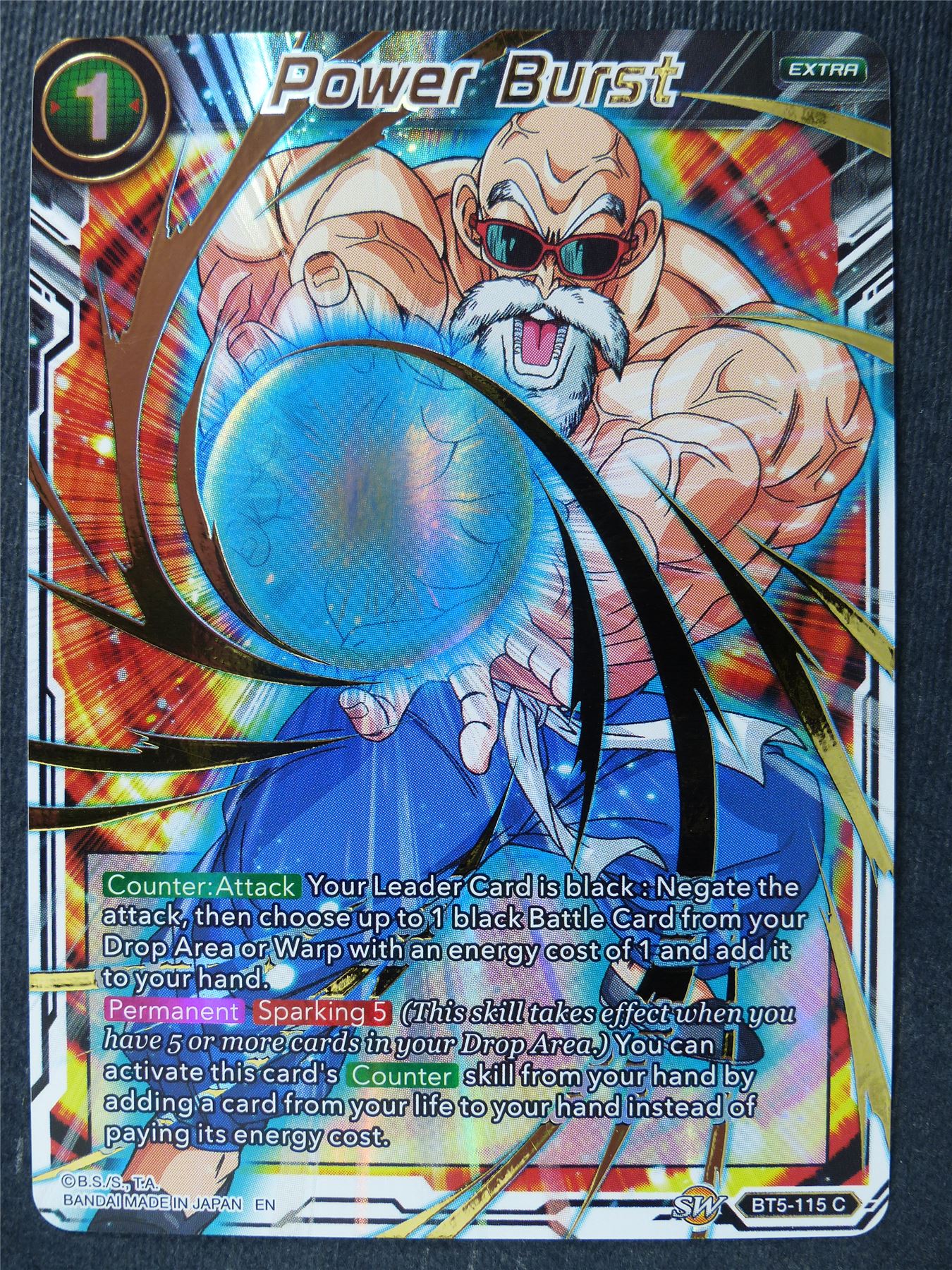 Power Burst Foil - Mythic Booster - Dragon Ball Super Card #42U