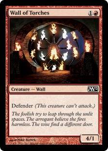 Mtg : 4x M12 Wall of Torches