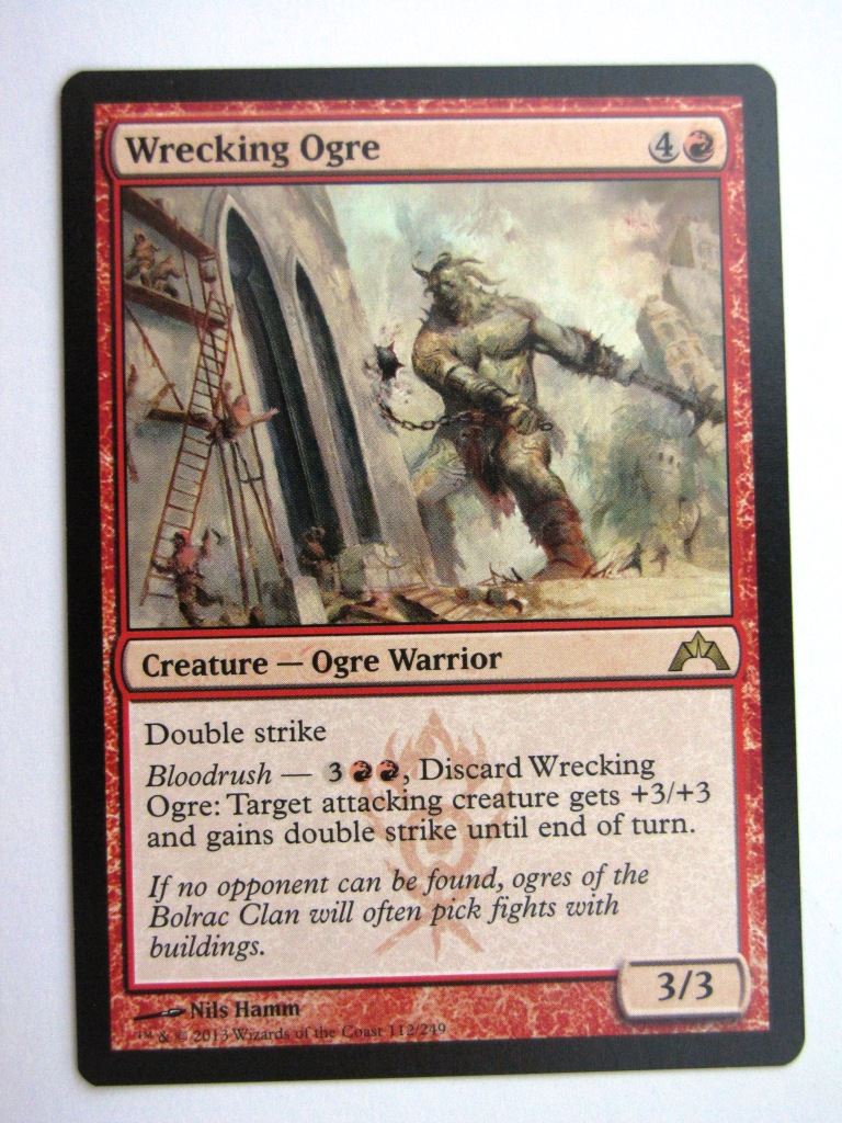 MTG Magic Played Cards: WRECKING OGRE # 26A83