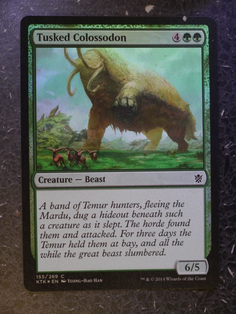 MTG Cards: TUSKED COLOSSODON FOIL # 5A71