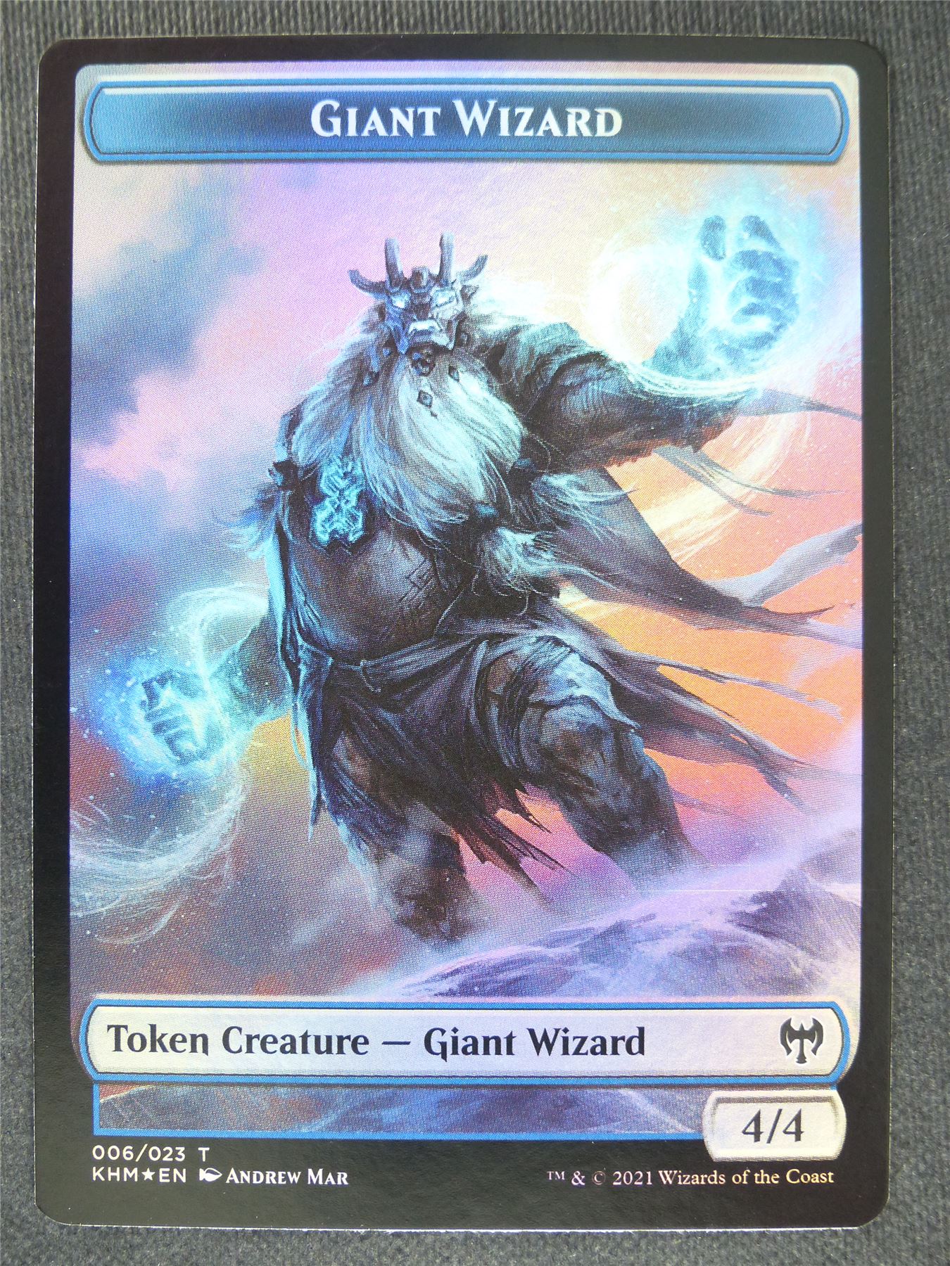 Giant Wizard / Human Warrior Token Foil #C6