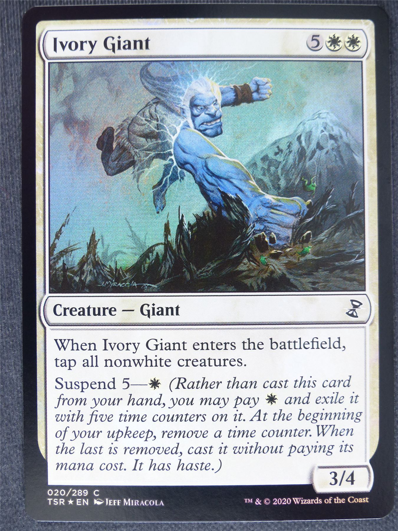 Ivory Giant Foil - Remastered - Mtg Magic Cards #PT