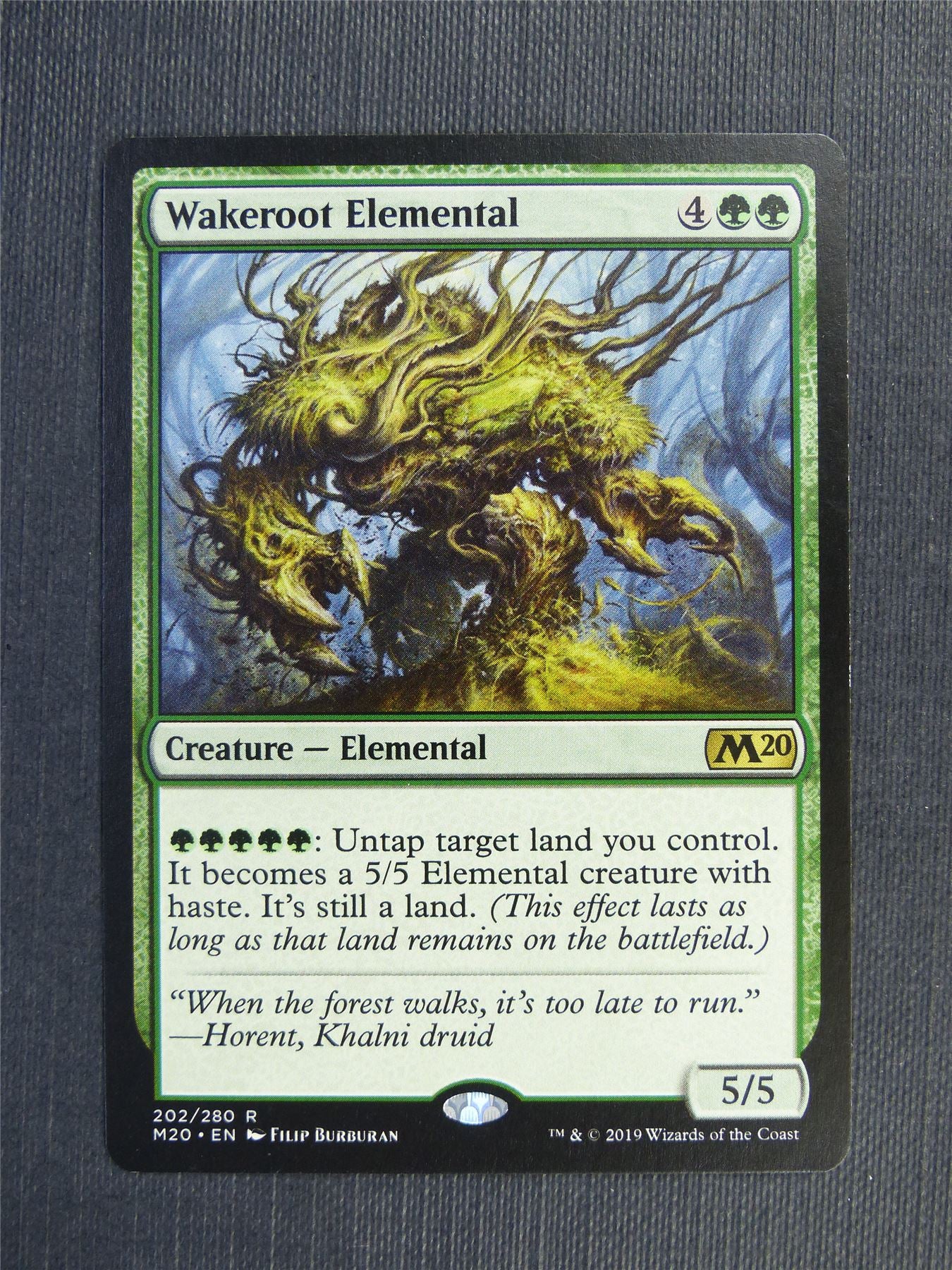 Wakeroot Elemental - Mtg Magic Cards #4IP