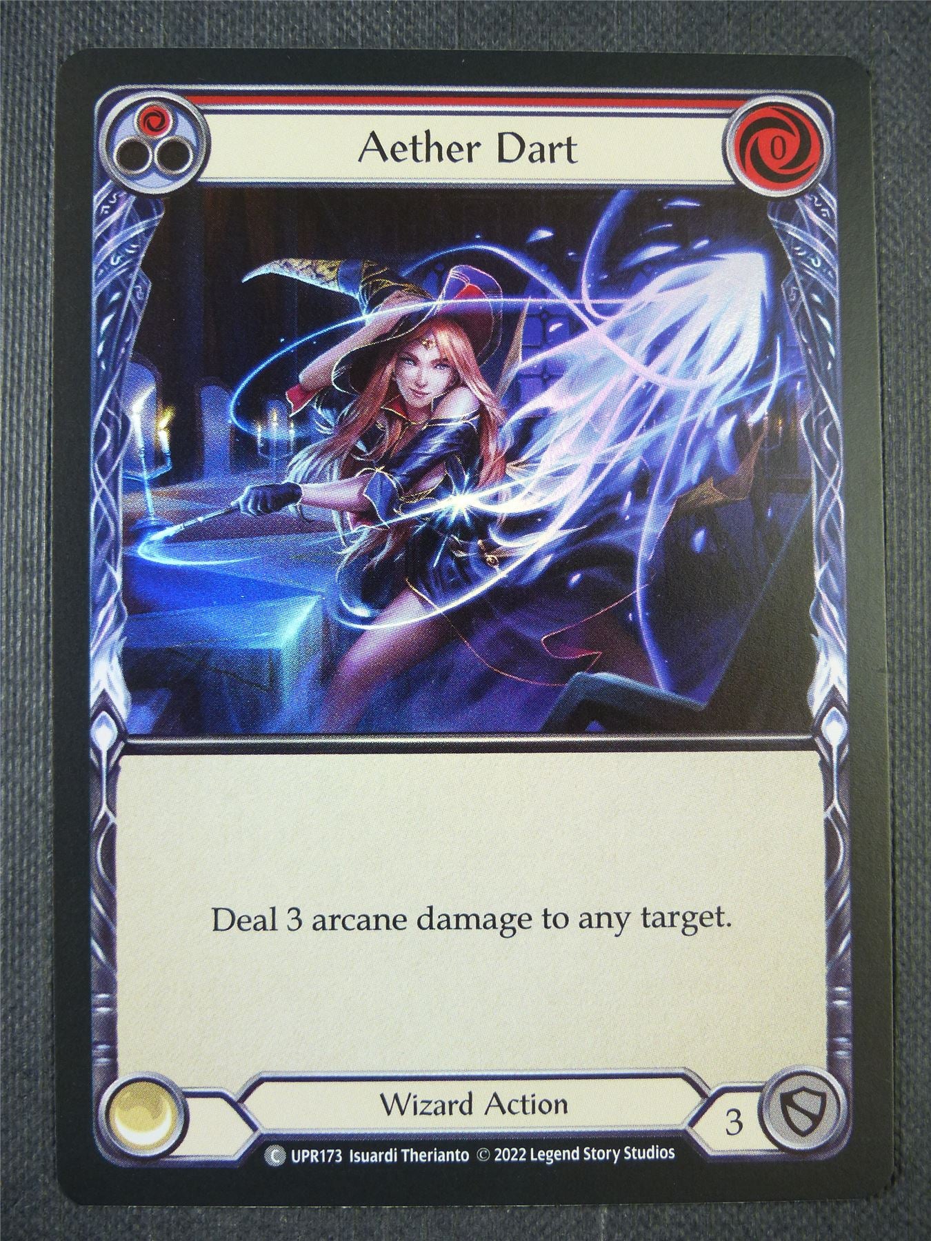 Aether Dart UPR173 Foil - Red - Flesh & Blood Card #6UN