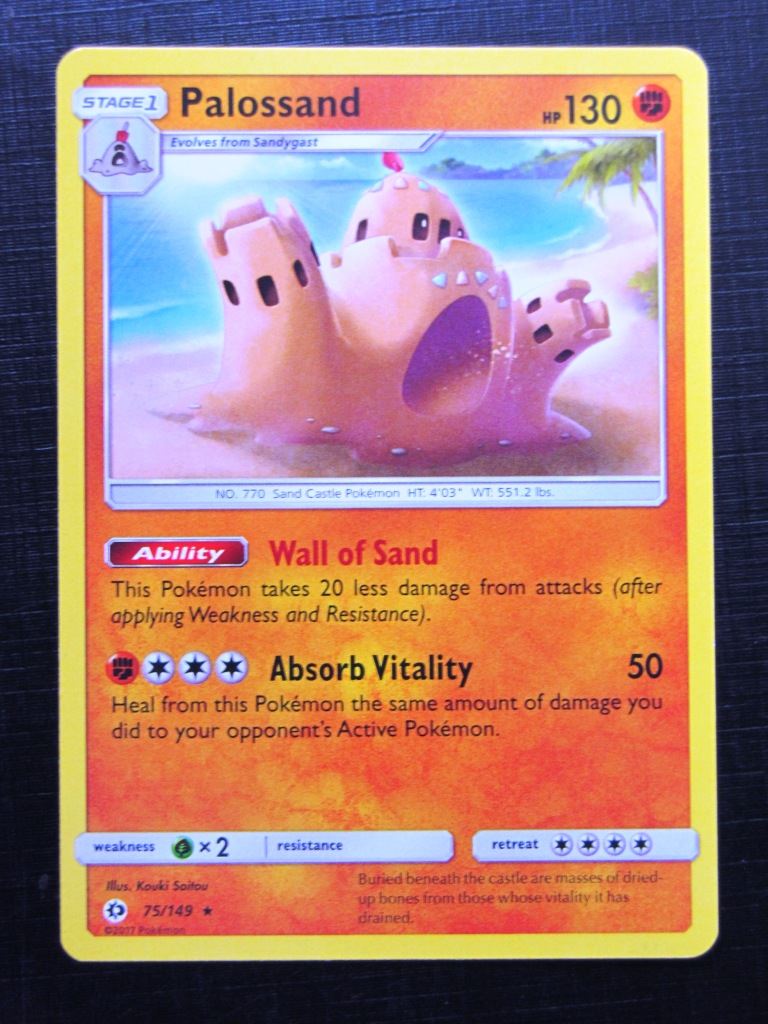 palossand pokemon card Pokemon Cards: PALOSSAND 75/149 # 24J63 – Archeron