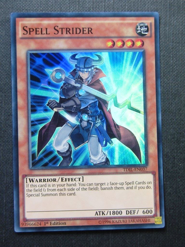 Spell Strider TDIL Super Rare - 1st ed - Yugioh Cards #15X