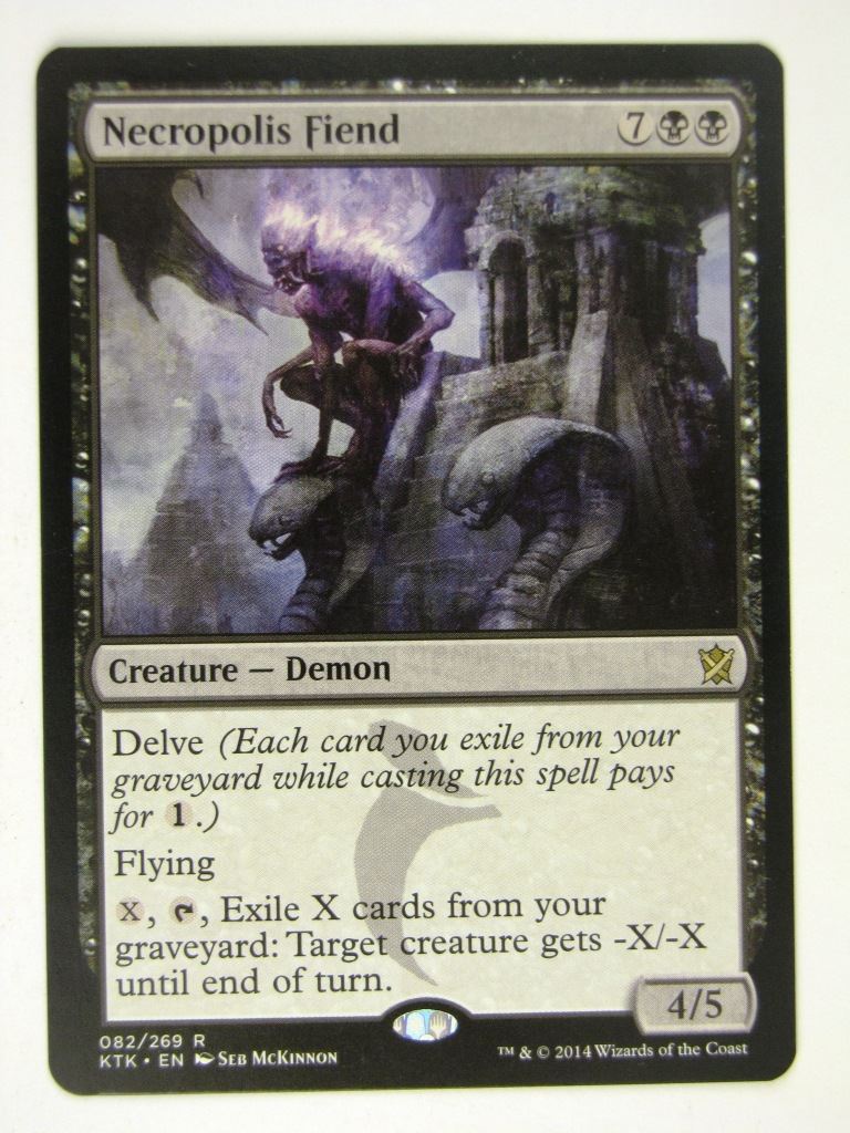 MTG Magic Cards: NECROPOLIS FIEND played # 17D60