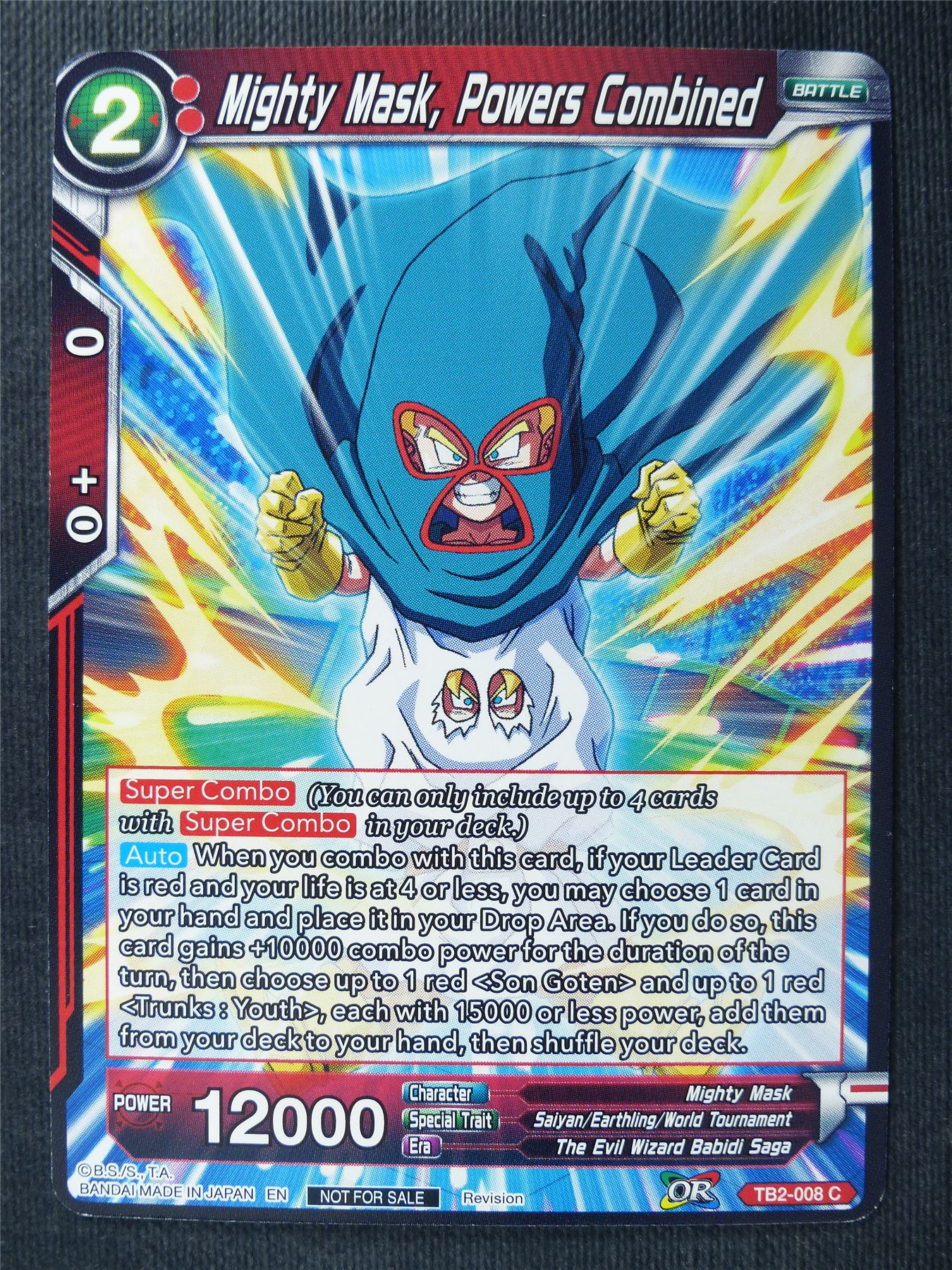 Mighty Mask Powers Combined - Dragon Ball Super Cards #RA