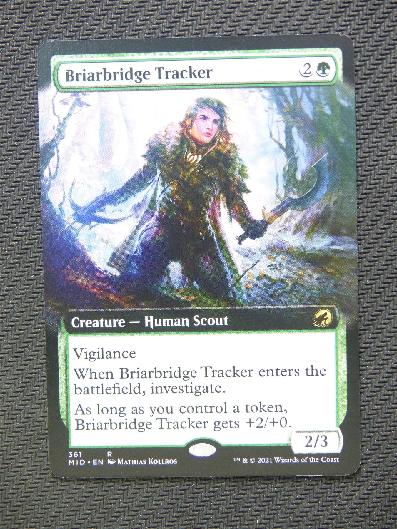 Briarbridge Tracker Extended Art - Innistrad - Mtg Card #3JZ