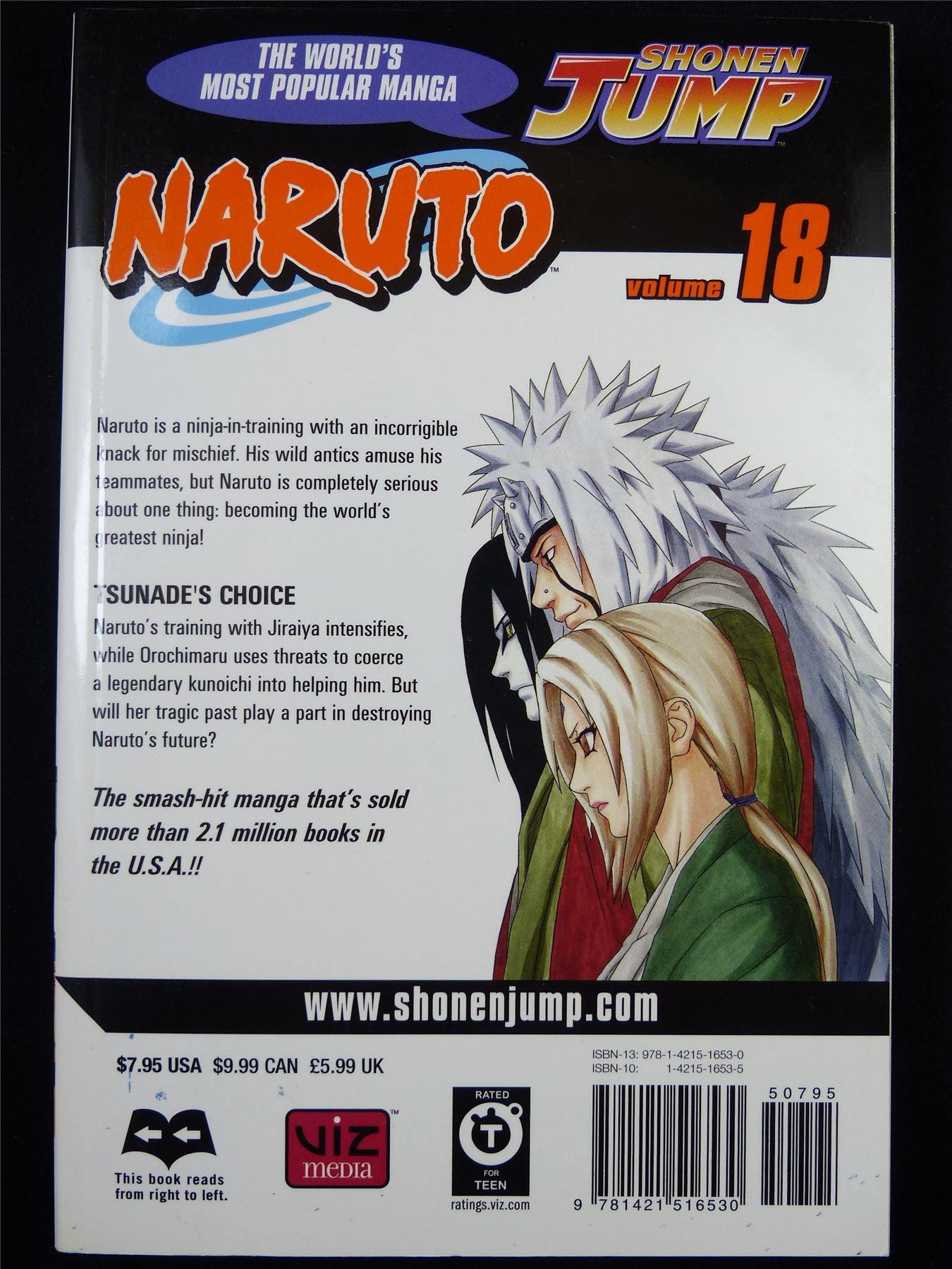 NARUTO Volume 18 - Shonen Jump Viz Manga #3I3