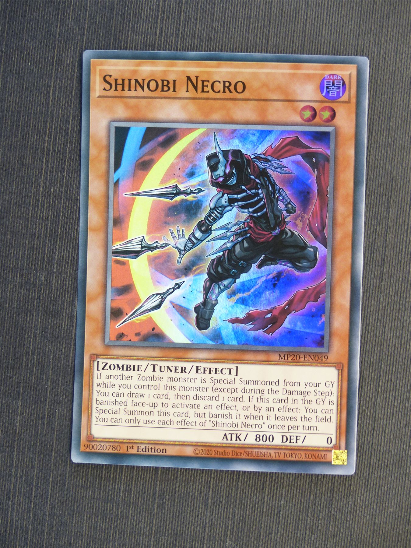 Shinobi Necro MP20 Super Rare - 1st ed