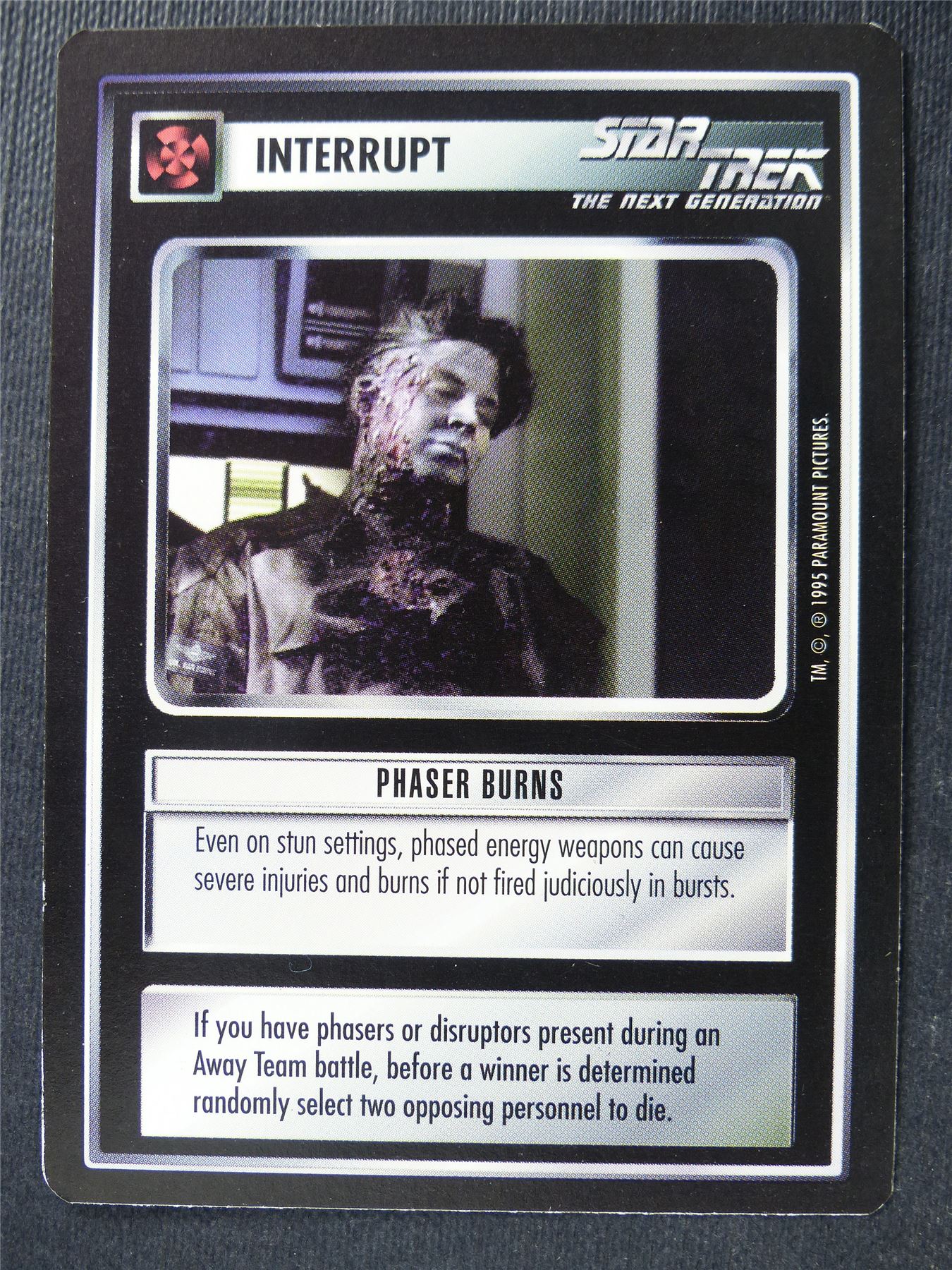 Phaser Burns - NG - Star Trek Card #4T2