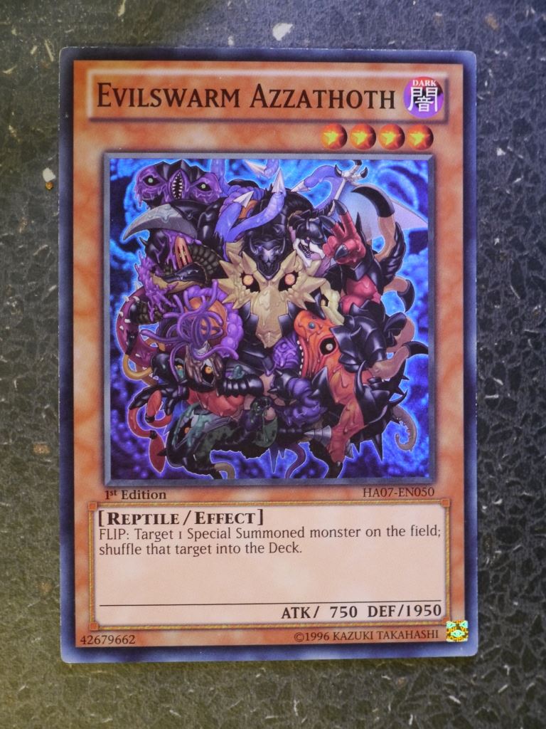 Yugioh Cards: EVILSWARM AZZATHOTH HA07 SUPER RARE # 3B49 Archeron Yugioh Cards: EVILSWARM AZZATHOTH HA07 SUPER RARE # 3B49 Archeron