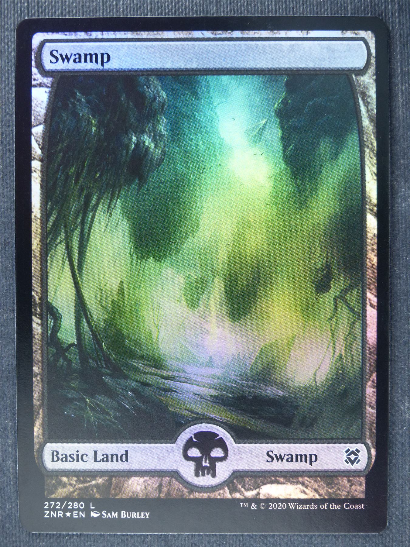 Swamp 272/280 Full Art Foil - Mtg Magic Cards #PD