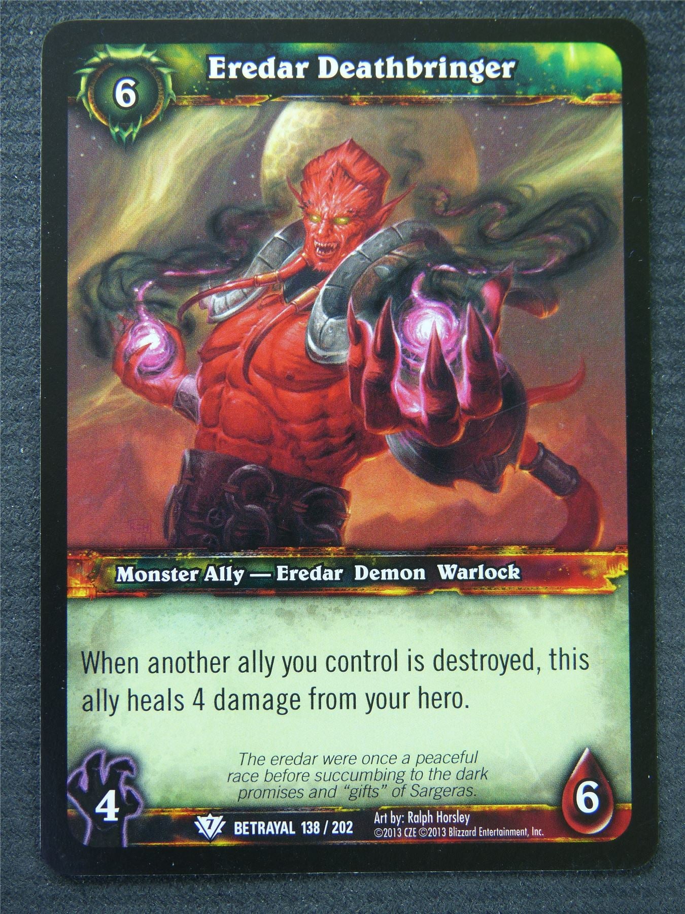 Eredar Deathbringer - Common - World Of Warcraft #1GO