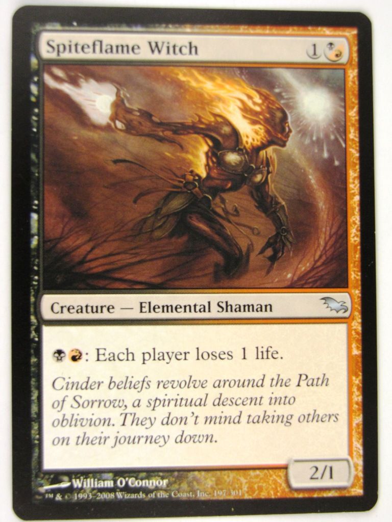 MTG Magic: the Gathering Cards: SPITEFLAME WITCH: SHM
