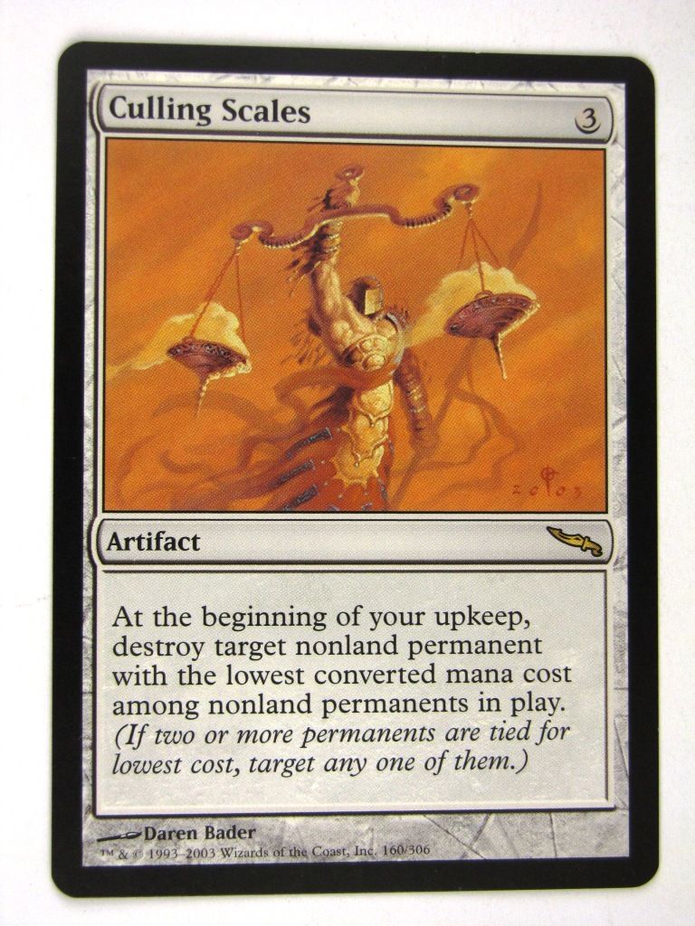 MTG Magic: the Gathering Cards: CULLING SCALES: MRD
