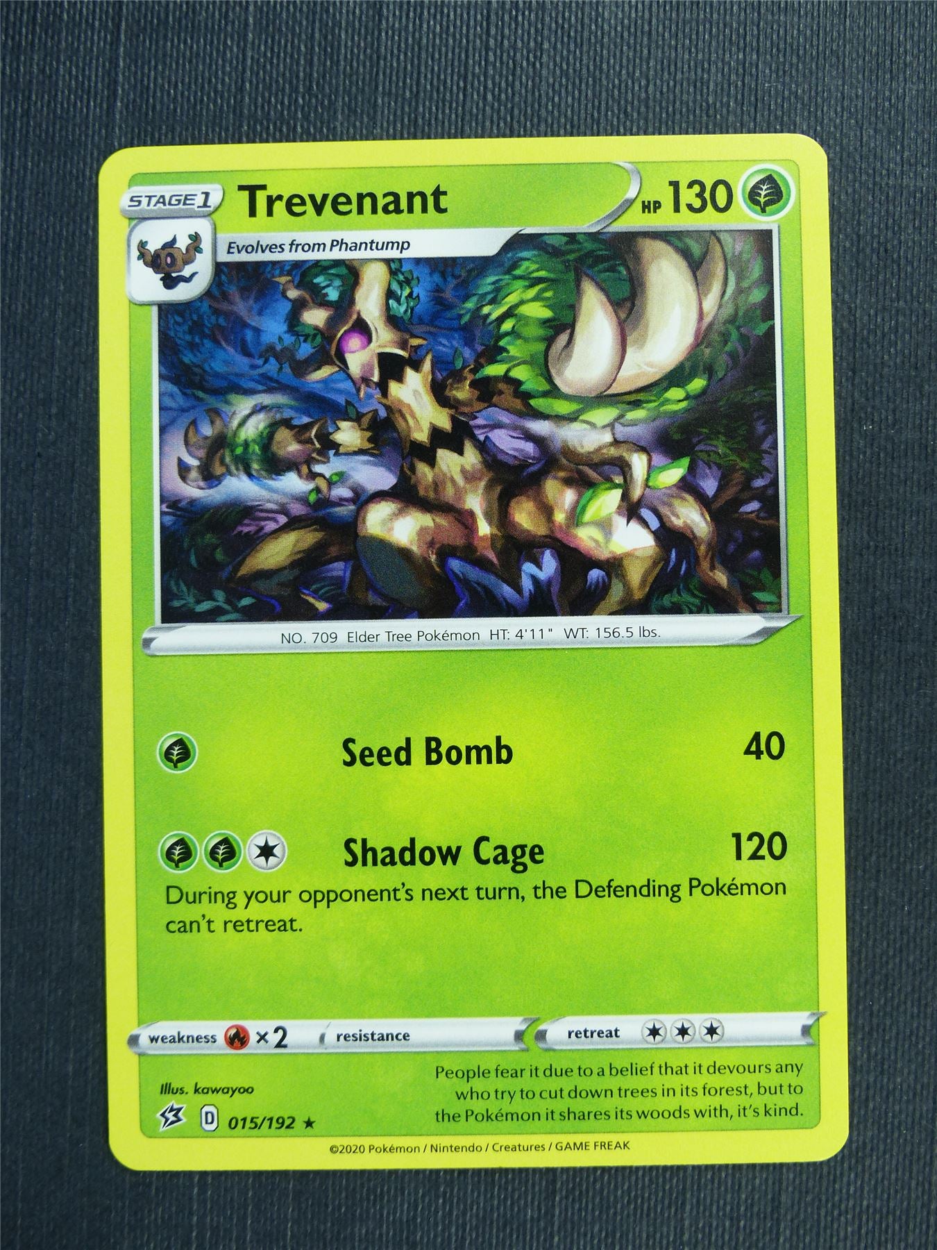 Trevenant 015/192 - RCL - Pokemon Card #3GU