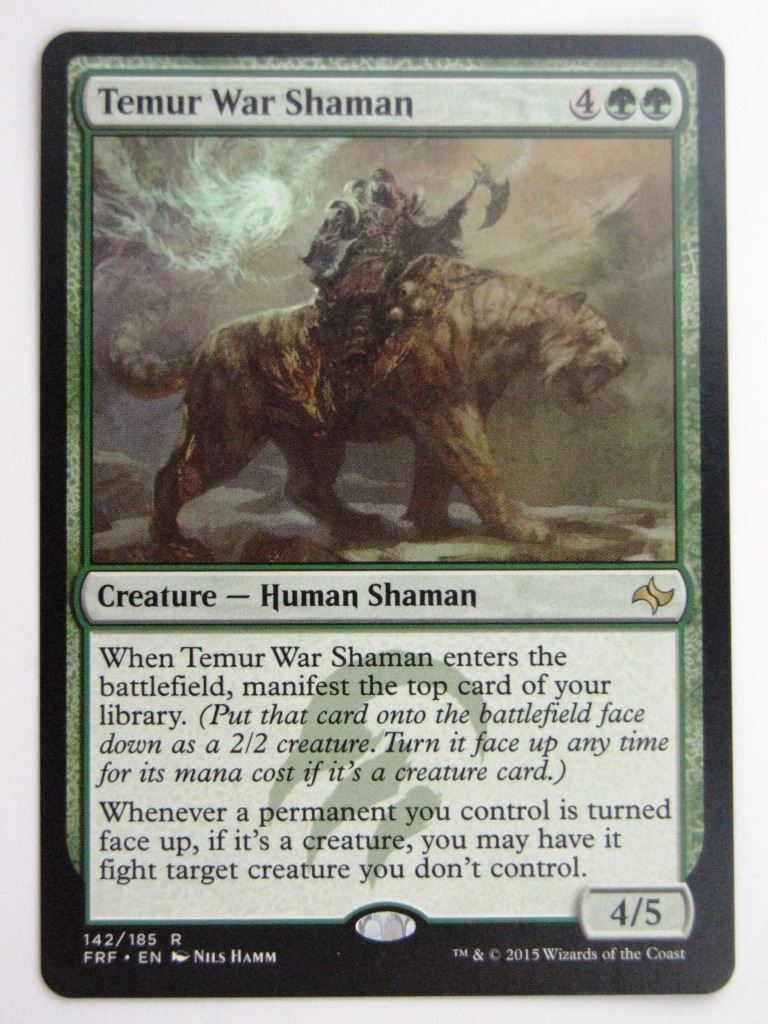 MTG Magic Played Cards: TEMUR WAR SHAMAN # 26B31