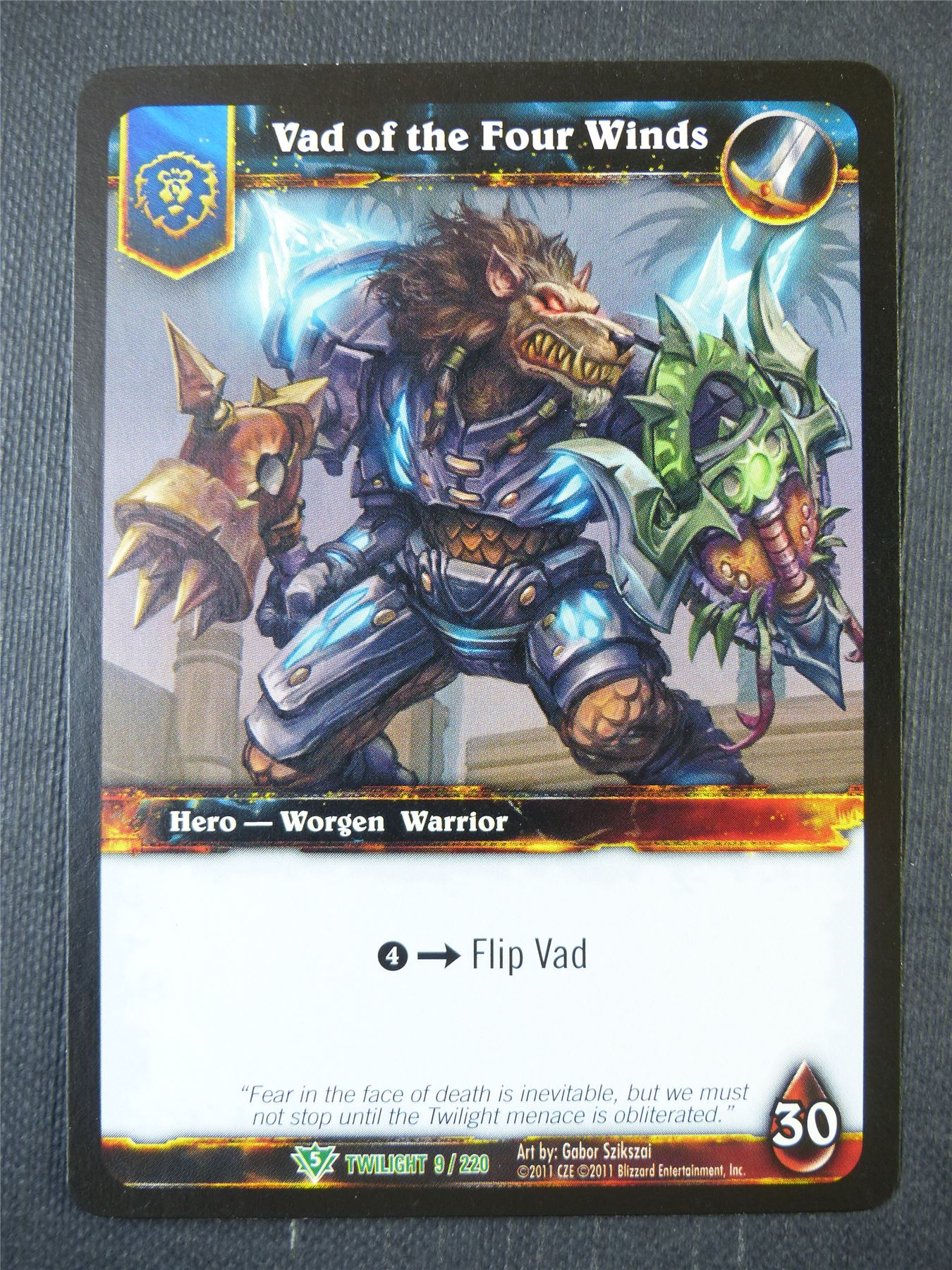Vad of the Four Winds 9/220 - WoW Card #160