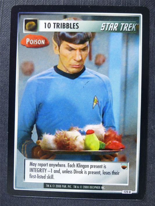 10 Tribbles - Posion - Star Trek Card #4U0