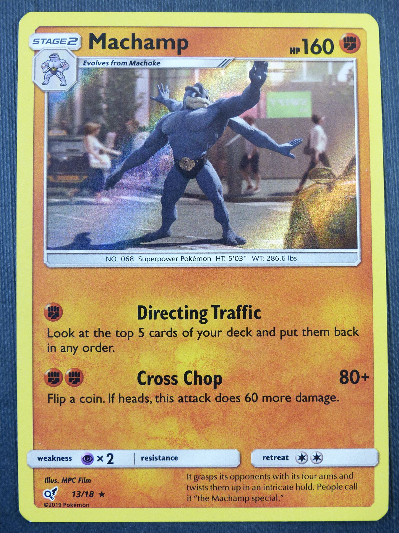 Machamp 13/18 Holo - Pokemon Card #2ZZ