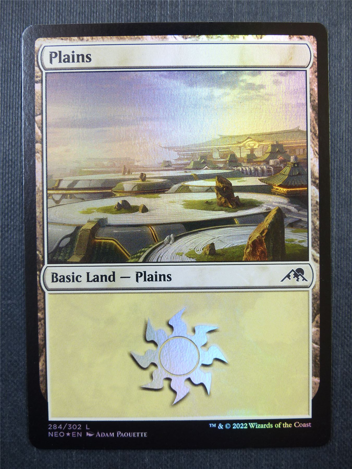 Plains 284/302 Foil - Mtg Card #41C