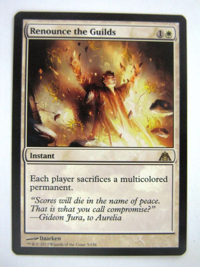 Magic MTG Cards: RENOUNCED THE GUILDS # 12I74