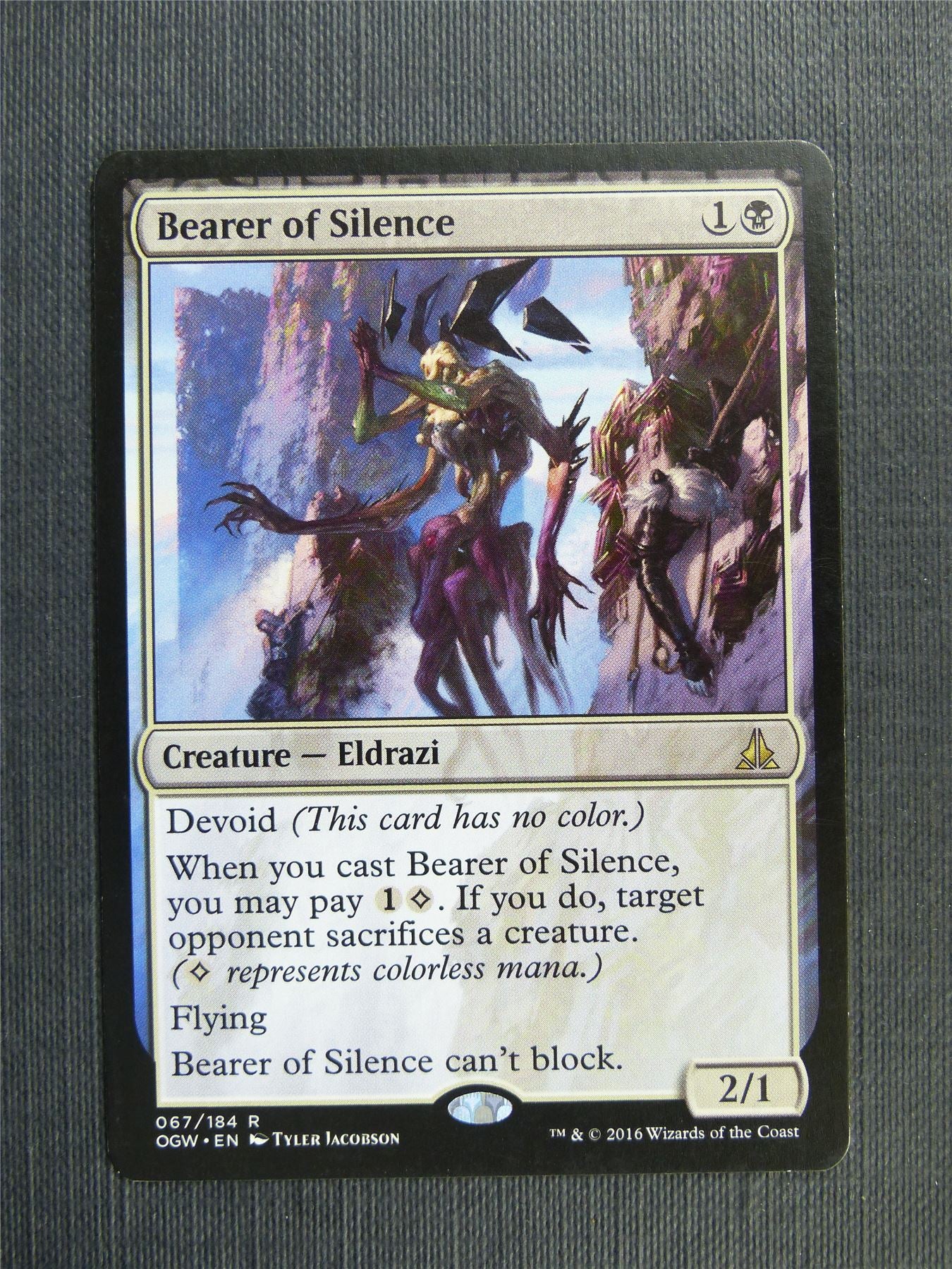 Bearer of Silence - Mtg Magic Cards #3D8