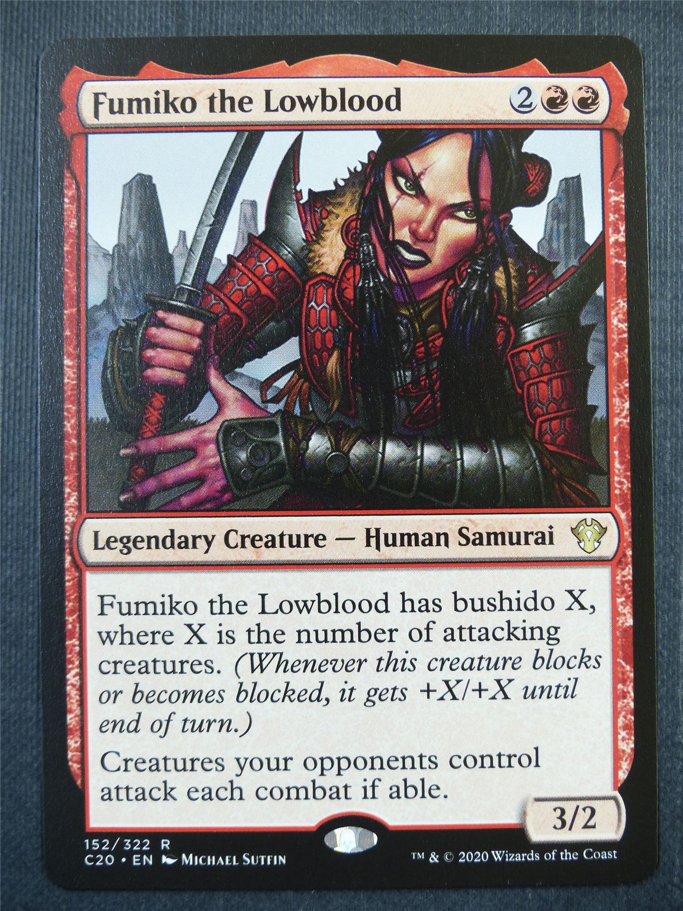 Fumiko the Lowblood - Mtg Card #3MF
