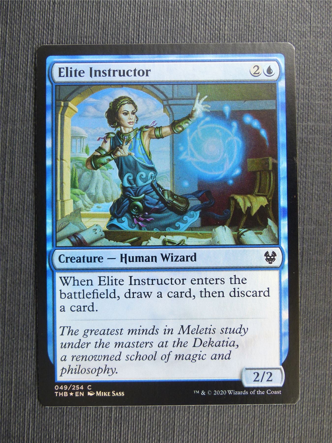 Elite Instructor Foil - Theros Collector Ed - Mtg Magic Cards #3LS