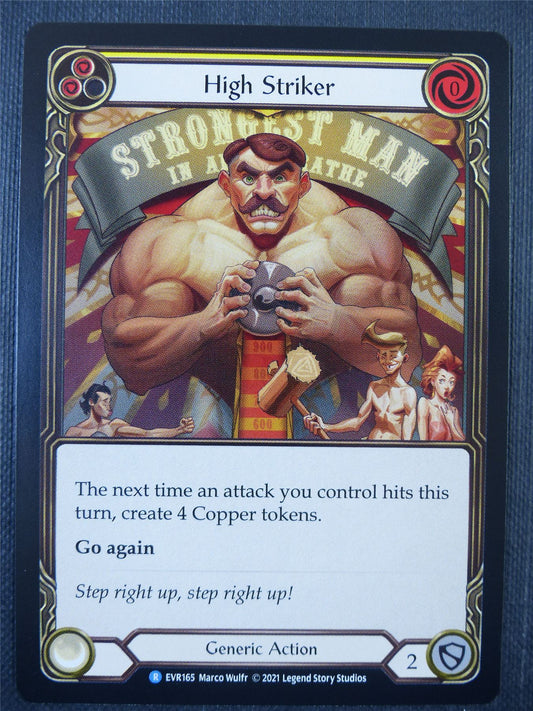 High Striker Yellow - 1st ed Everfest - Flesh & Blood Card #6IJ