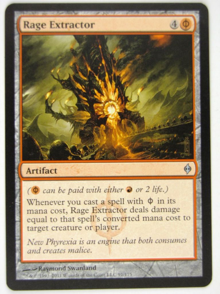 MTG Magic: the Gathering Cards: RAGE EXTRACTOR: NPH