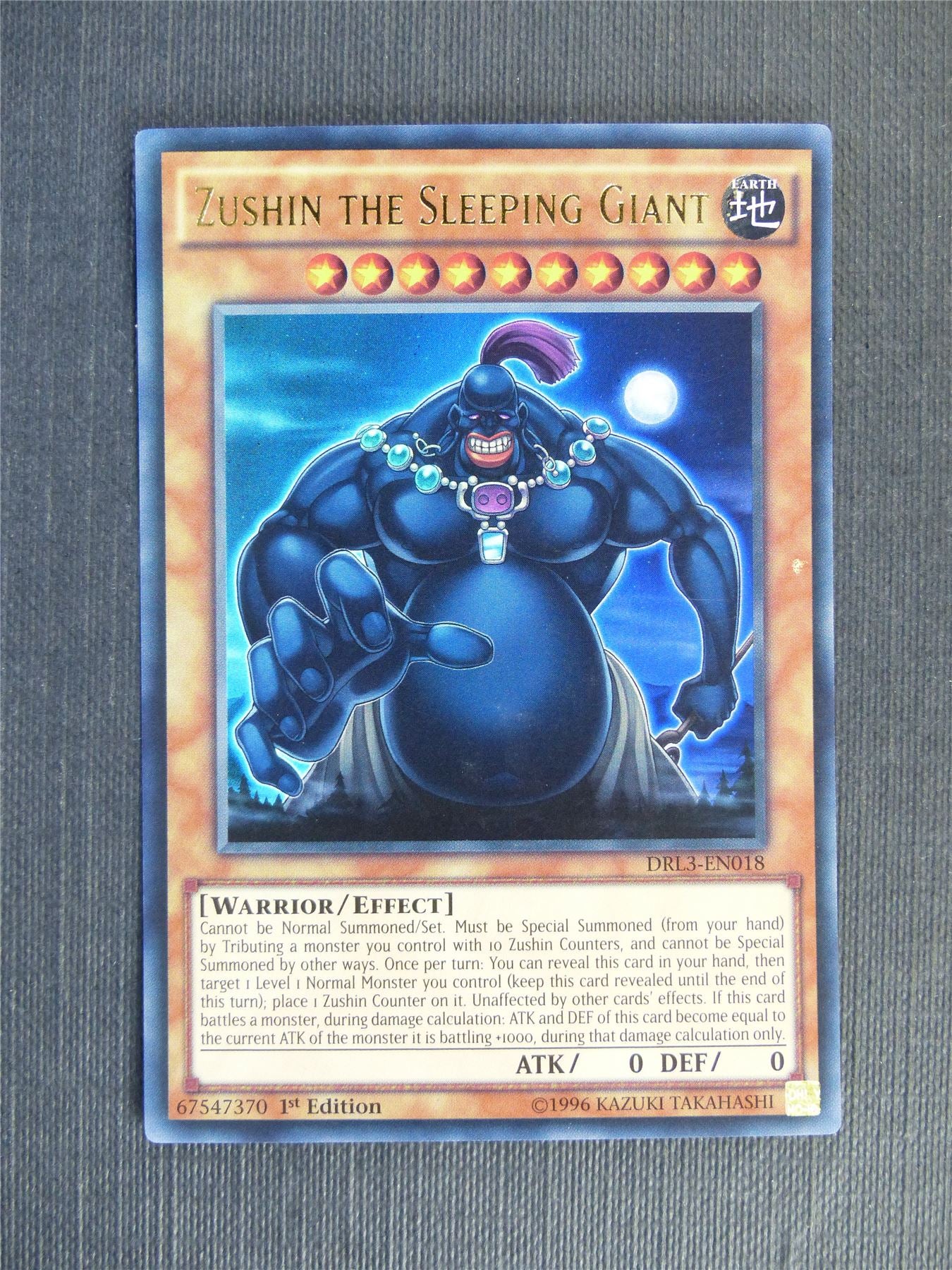 Zushin the Sleeping Giant DRL3 Ultra Rare - 1st ed - Yugioh Cards #17H Zushin the Sleeping Giant DRL3 Ultra Rare - 1st ed - Yugioh Cards #17H