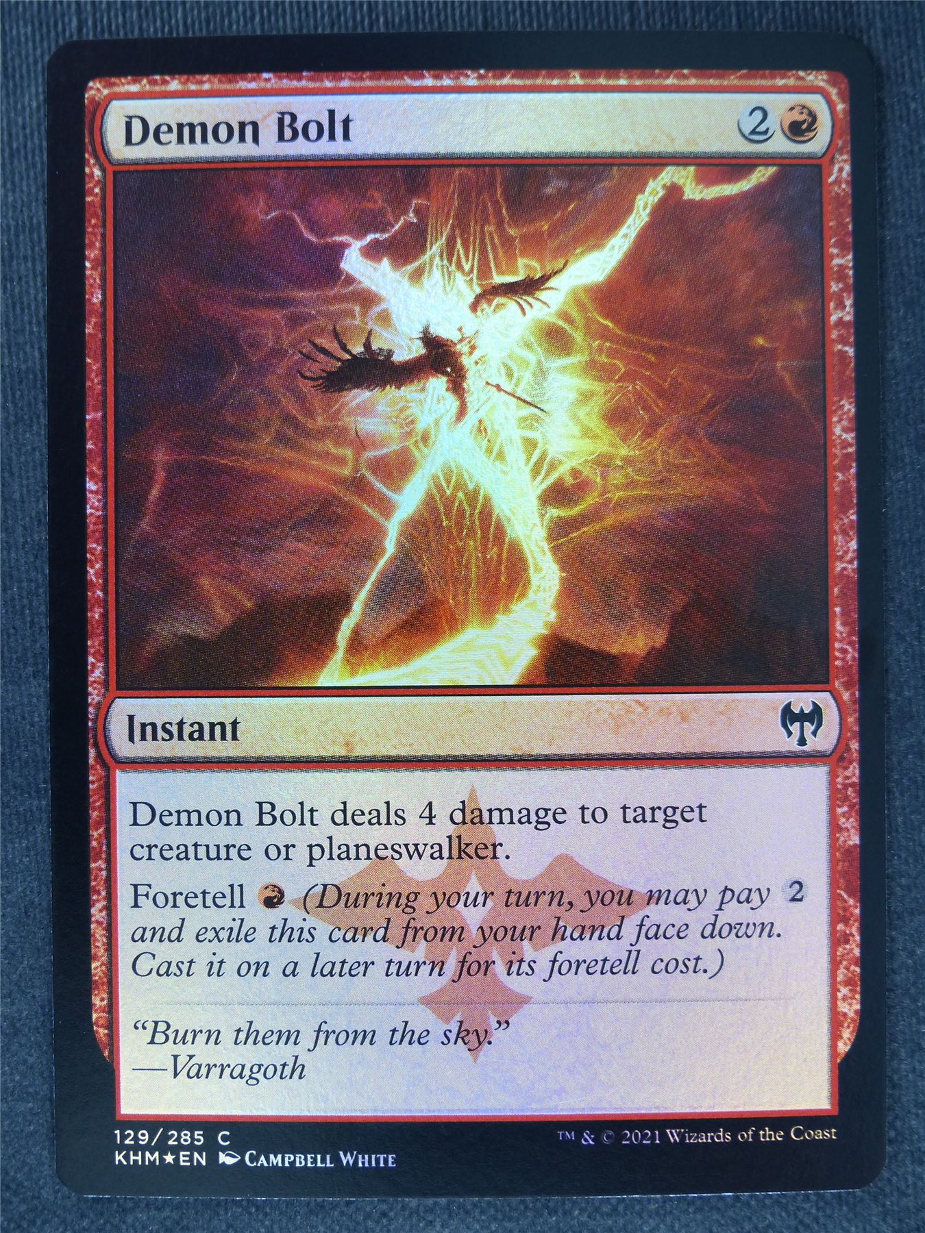 Demon Bolt Foil Collector