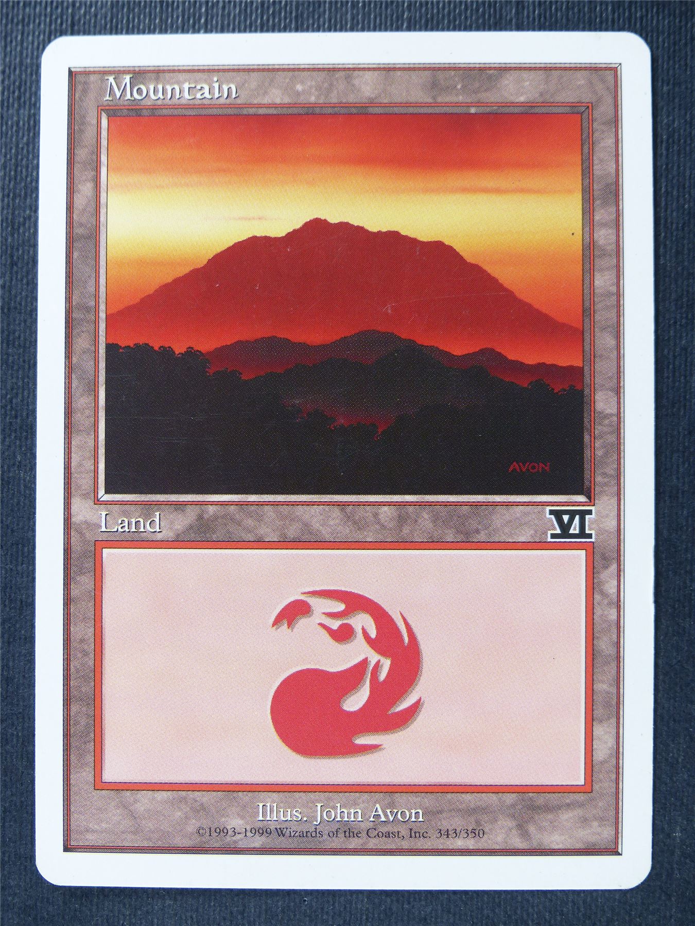 Mountain - Sixth Ed - Mtg Card #20G