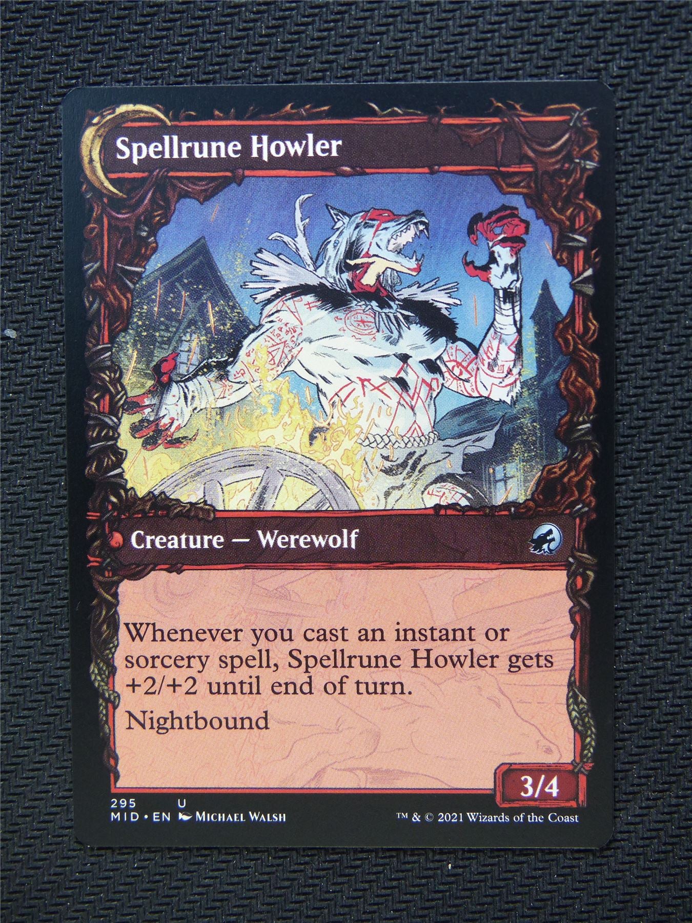 Spellrune Painter Howler Showcase - Innistrad - Mtg Card #3ME