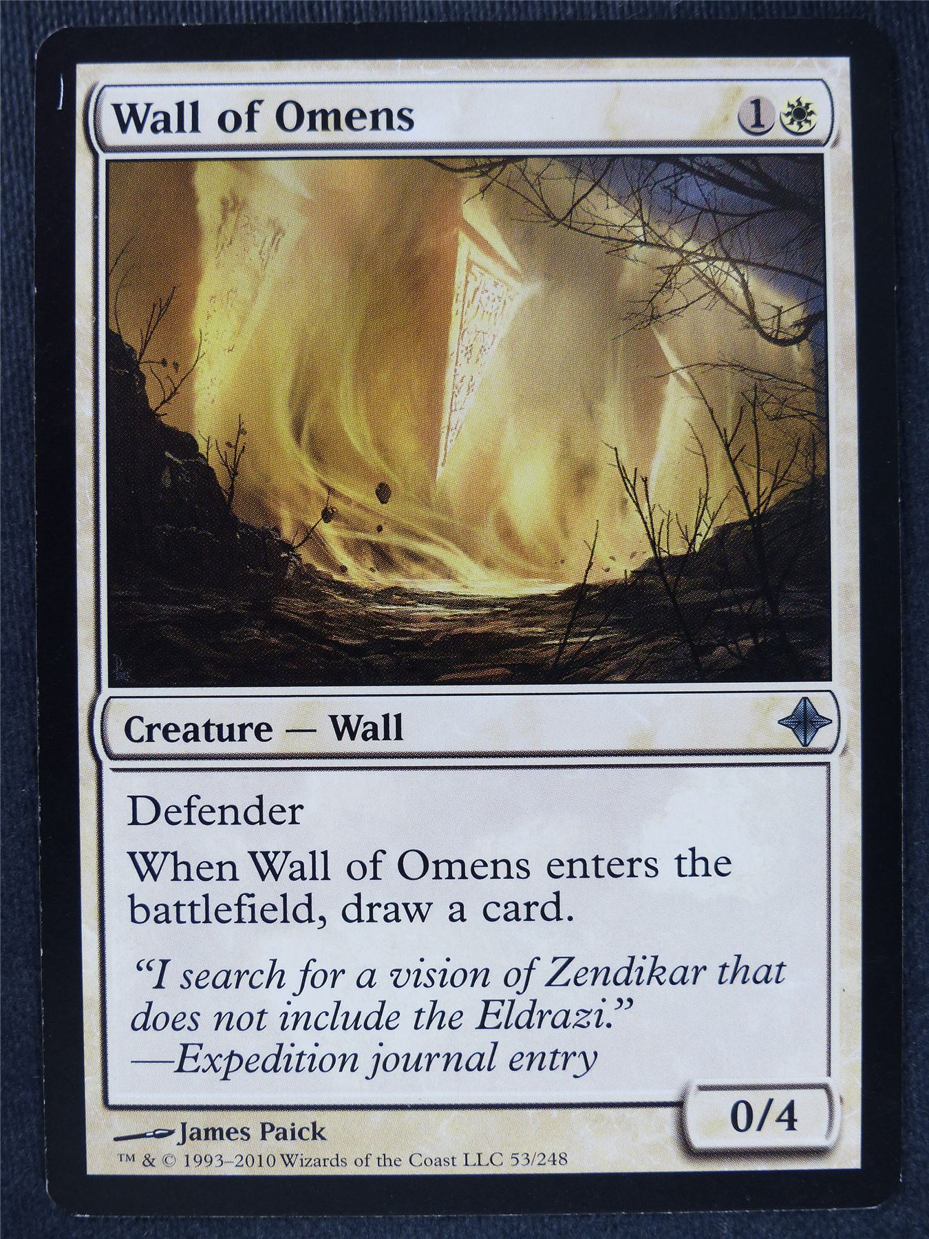 Wall of Omens - Mtg Magic Cards #CR