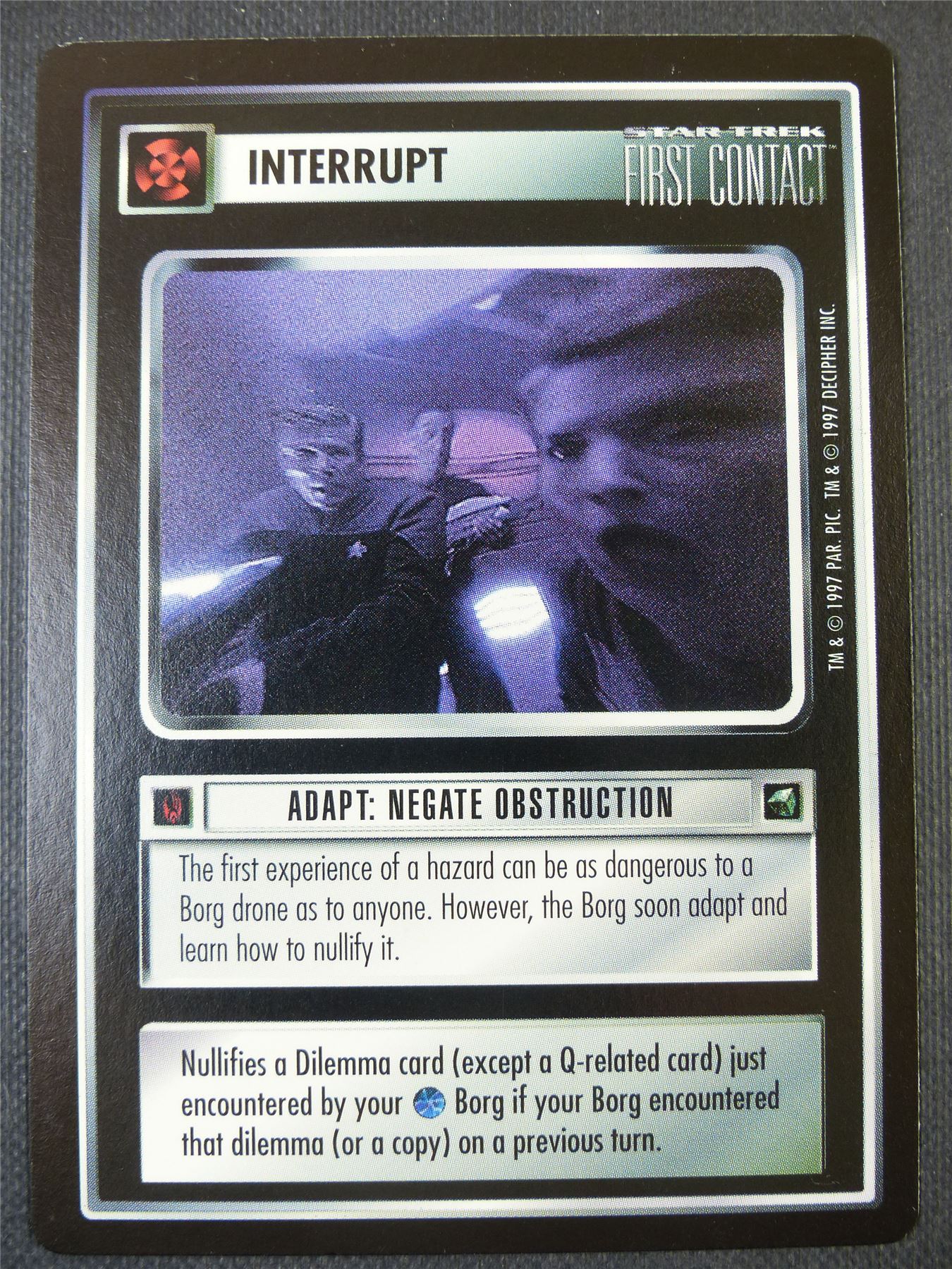 Adapt: Negate Obstruction - First Contact - Star Trek Card #67U