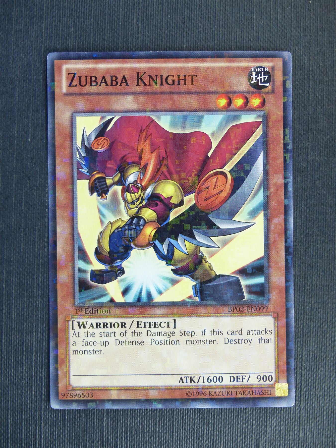 Zubaba Knight BP02 Mosaic Rare - Yugioh Cards #168 Zubaba Knight BP02 Mosaic Rare - Yugioh Cards #168