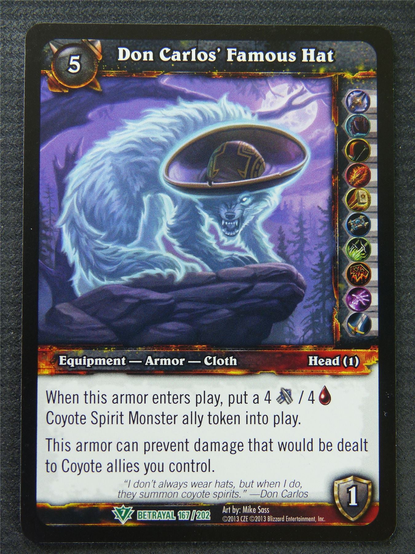 Don Carlos Famous Hat - Uncommon - World Of Warcraft #1F8