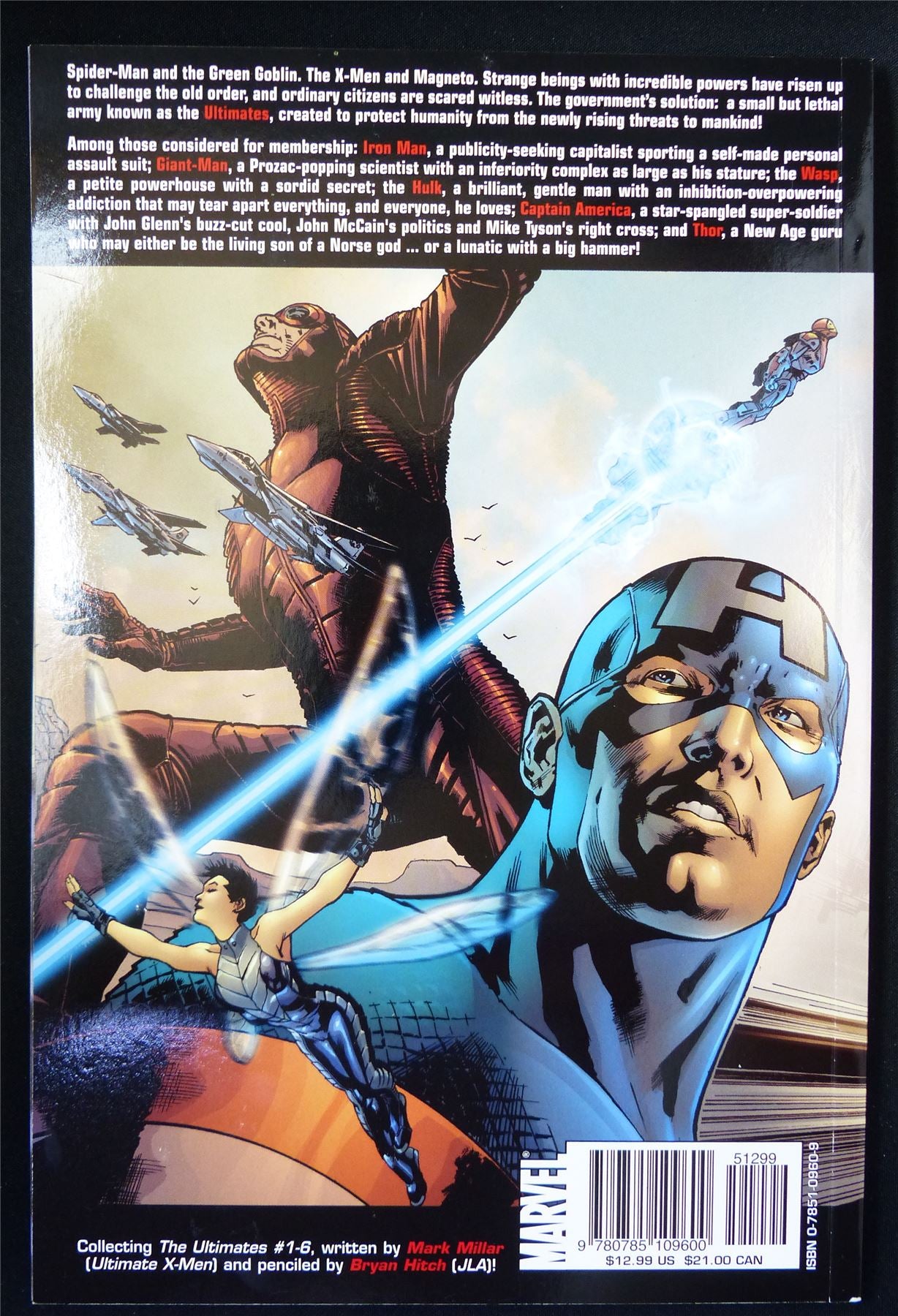The ULTIMATES Vol 1: Super-Human - Marvel Graphic Softback #157