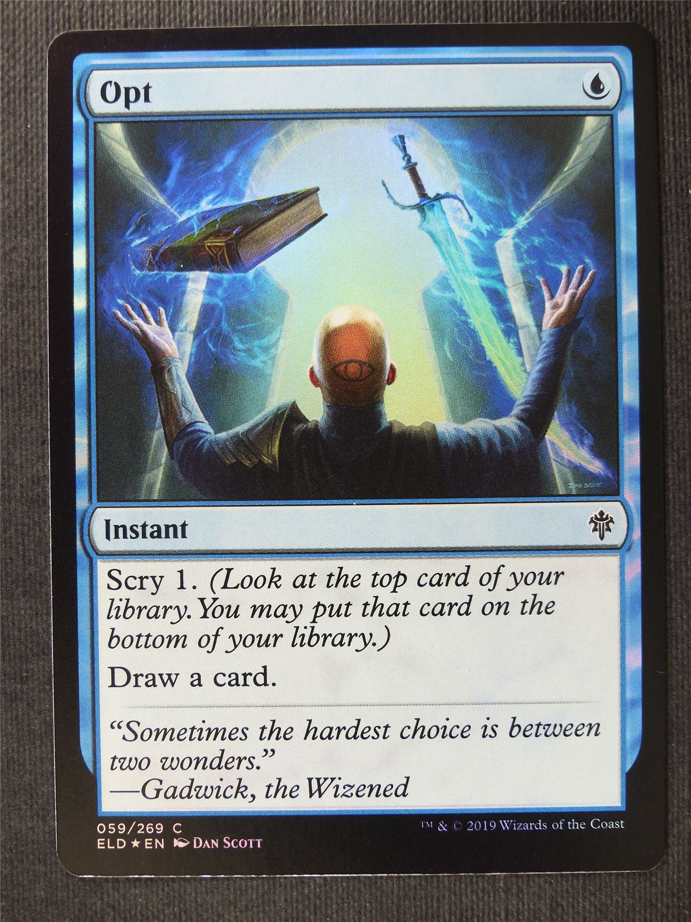 Opt Foil - Mtg Magic Cards #PU