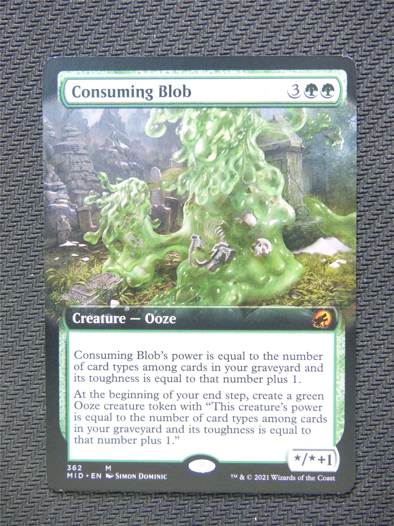 Consuming Blob Extended Art - Innistrad - Mtg Card #3JQ