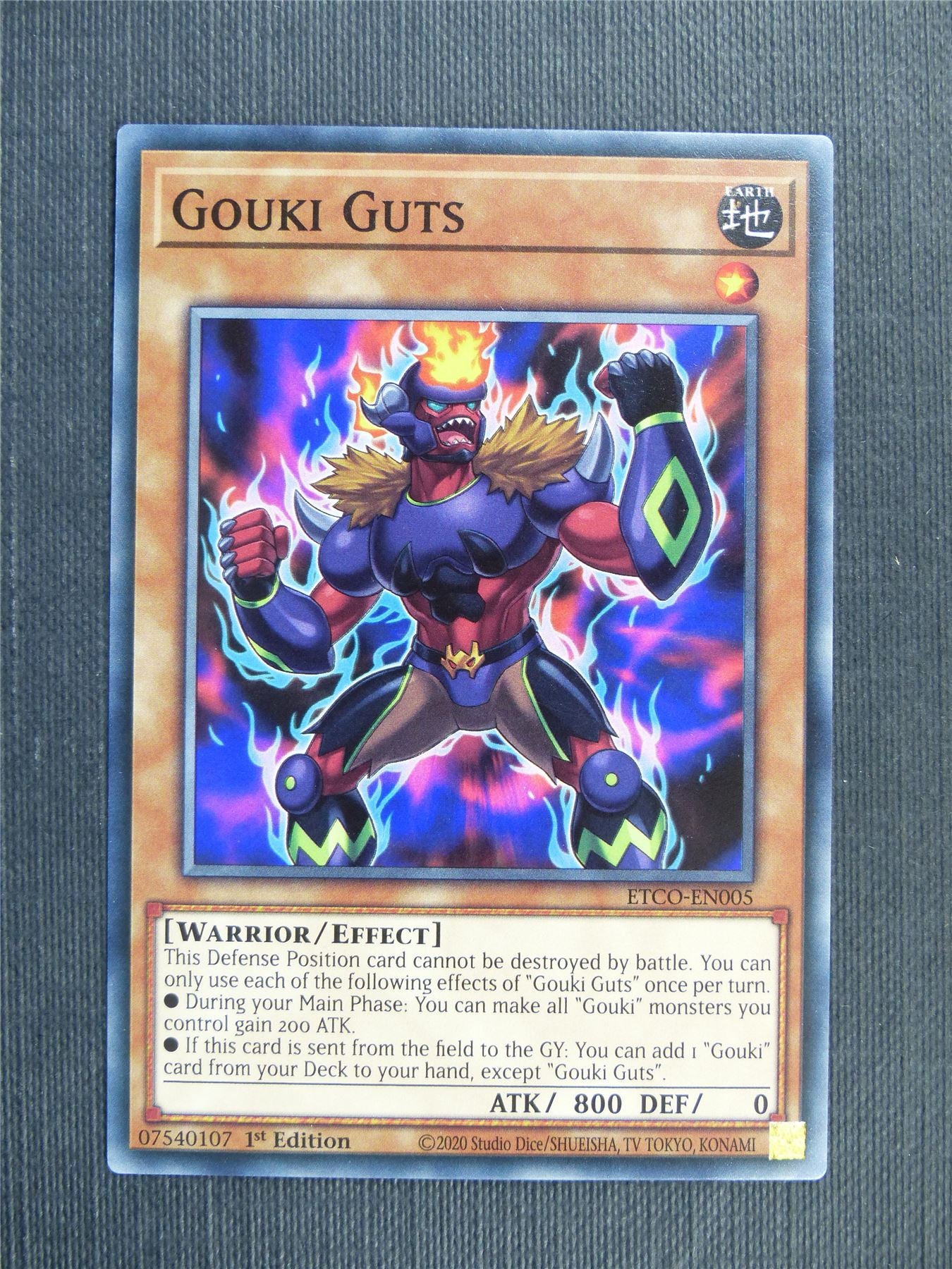 Gouki Guts - ETCO - 1st ed Yugioh Card Archeron Gouki Guts - ETCO - 1st ed Yugioh Card Archeron