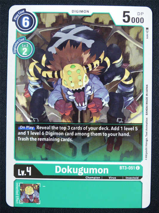 Dokugmon BT3-051 C - Digimon Card #17R