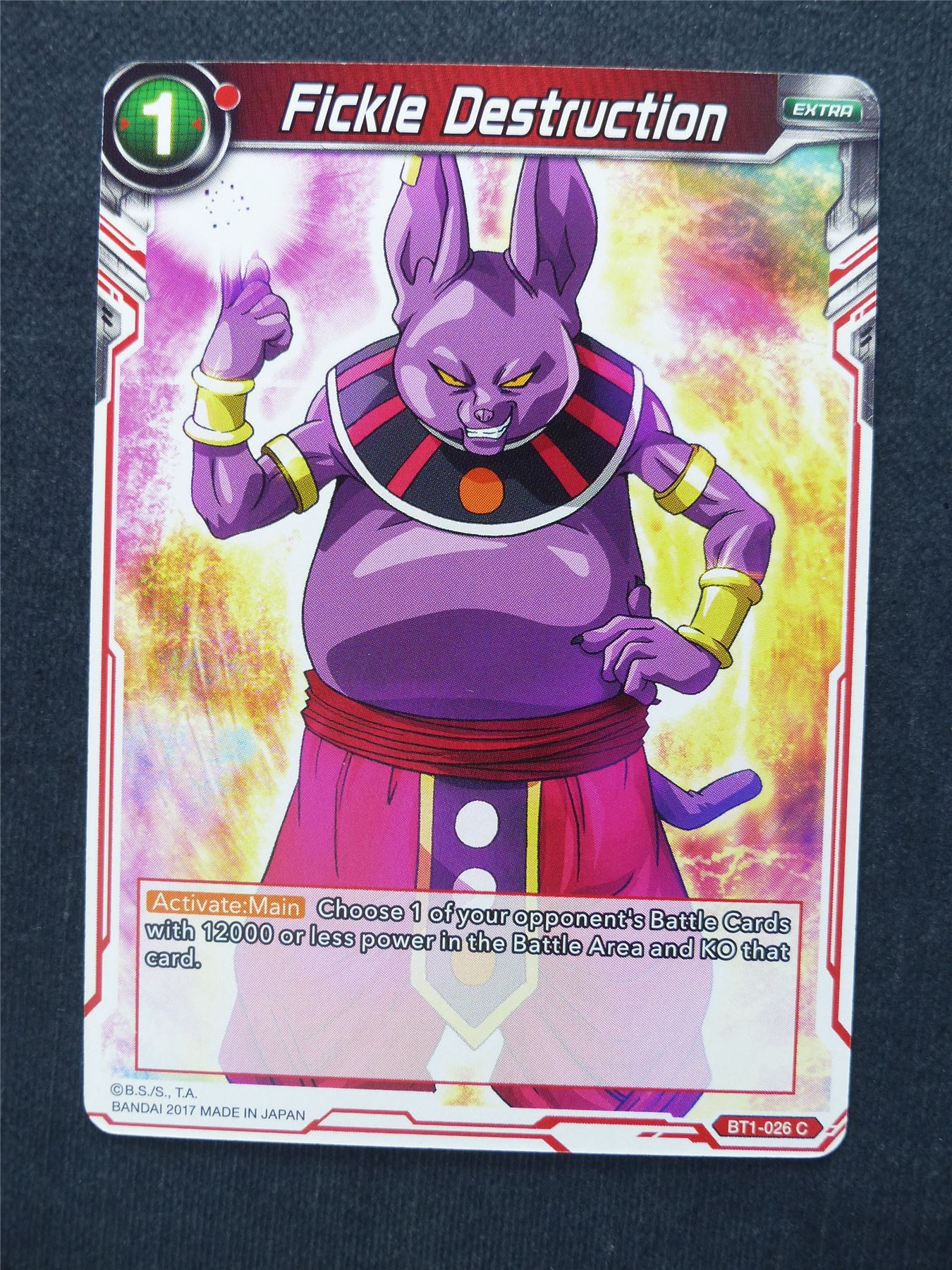 Fickle Destruction - Dragon Ball Super Cards #EH