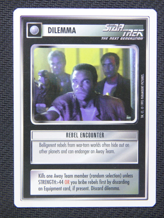 Dilemma Rebel Encounter - Star Trek CCG Next Gen #4XH
